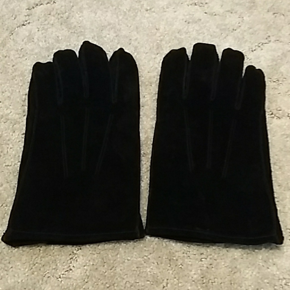 Thinsulate, black, suade dress gloves sz XL